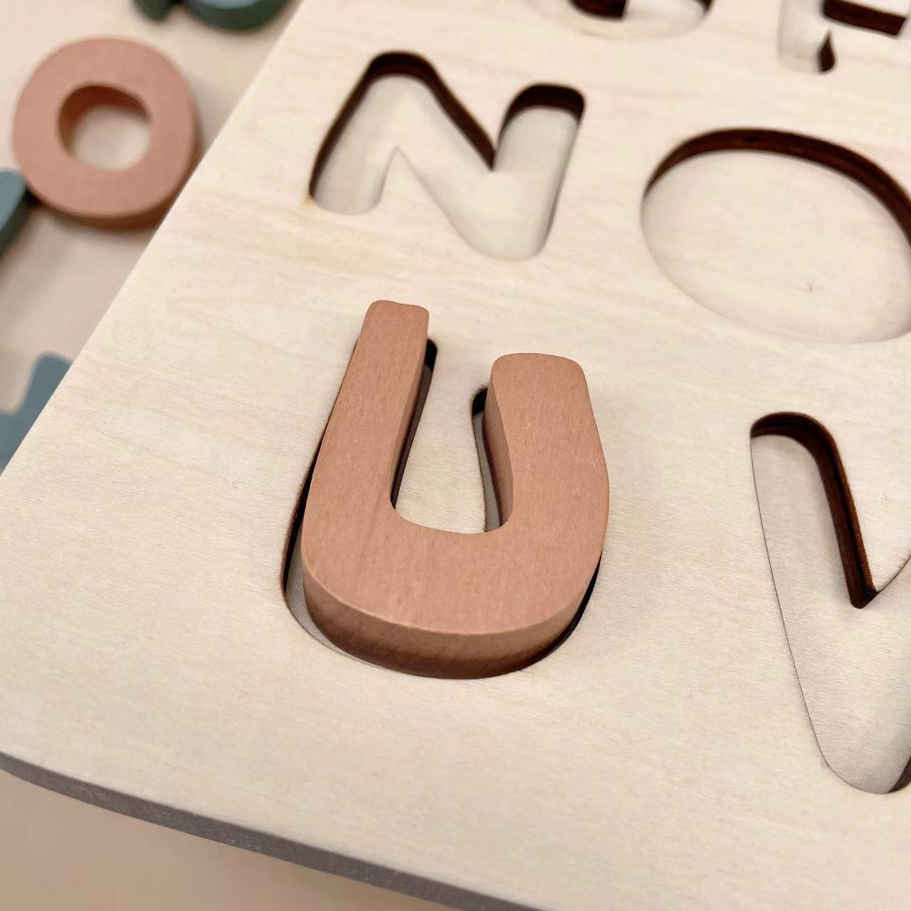 Montessori Letter Matching Board Children Shape Recognition Early Childhood Education Toy Learning Toy