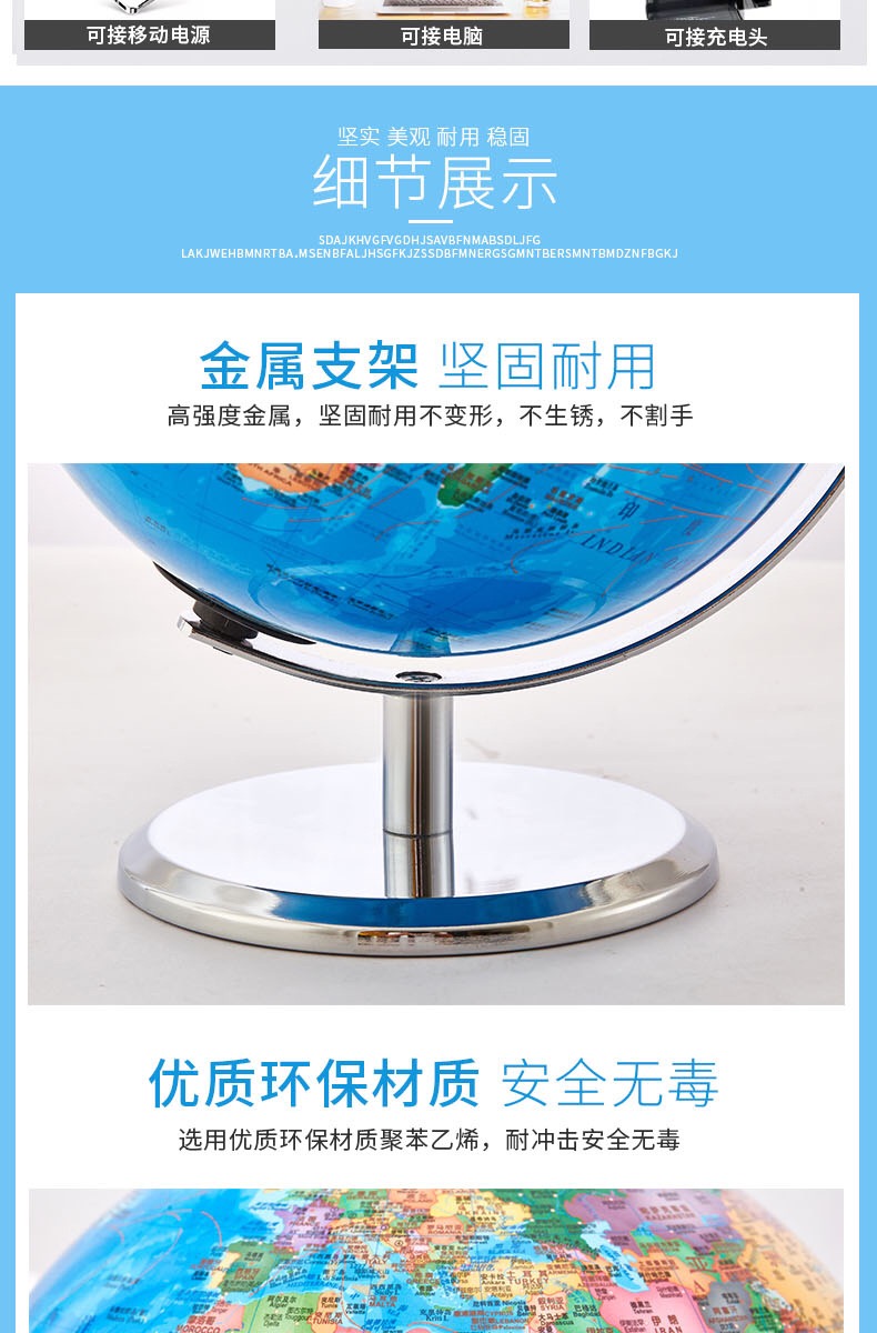 Educational Talking Globe Feature 10
