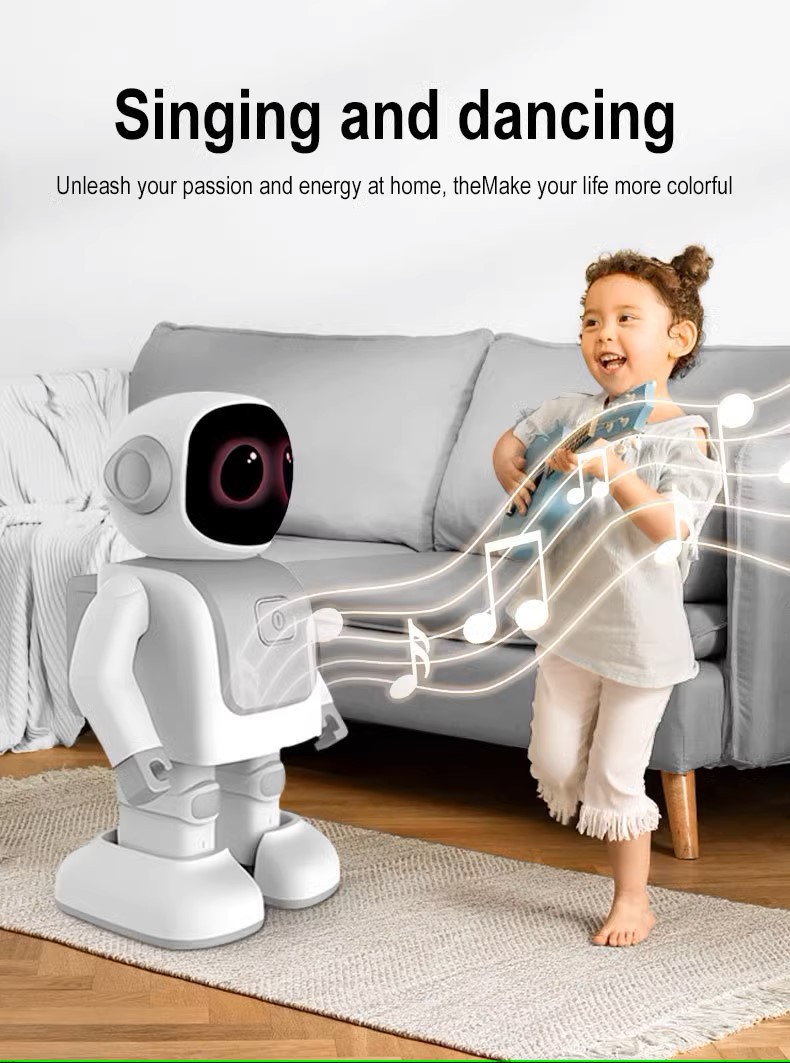 Smart Educational Chatting RGB LED Dancing Robot Toy with for & USB-C Programming Speaker-Creative Gift