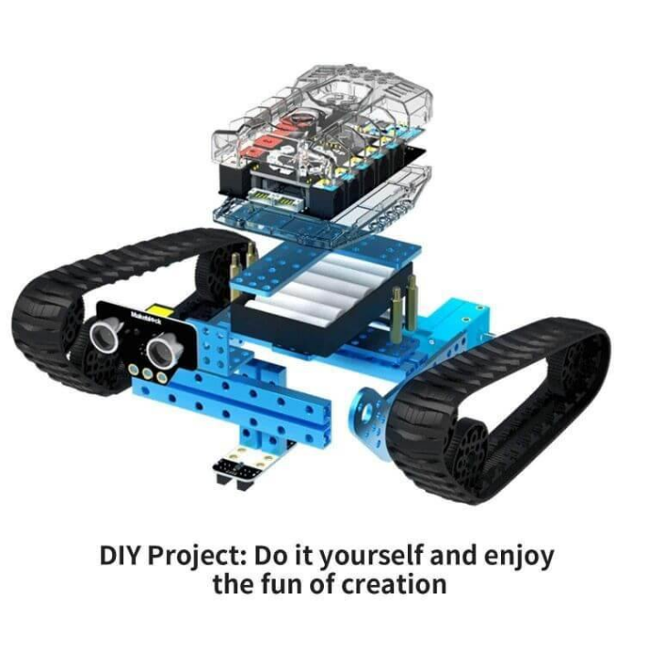 MBot Ranger 3-in-1 Programmable Robot Kit with Building Blocks for STEAM Education Coding Racing Car Toy Gift