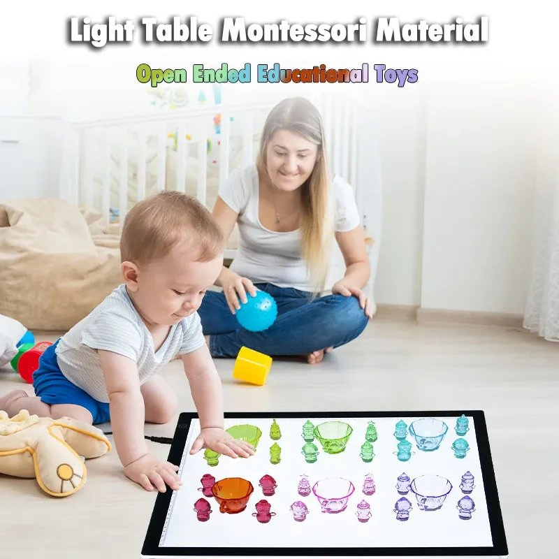 Sensory Learning Toys Kids LED Light Panel Educational Toys