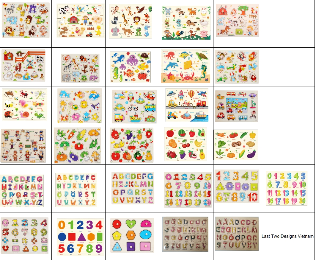 CE CPC EN71 Children's Wooden Early Childhood Education Hand Grab Board Children's Shape Matching Montessori Educational Toys
