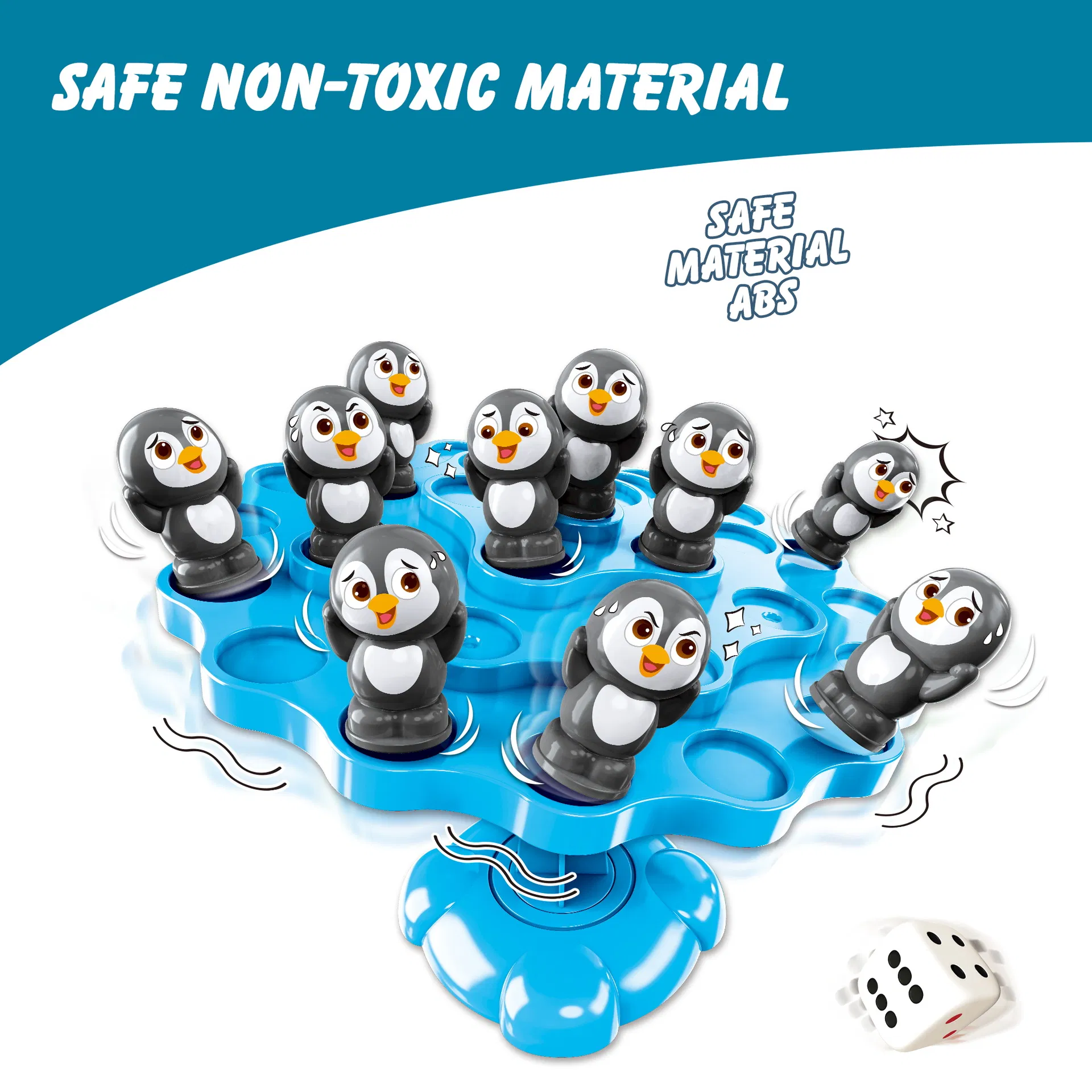 Bulk Wholesale Penguin Balancing Plate Game Kid Juguetes Toy Children Educational Multiplayer Interactive Desktop Toy