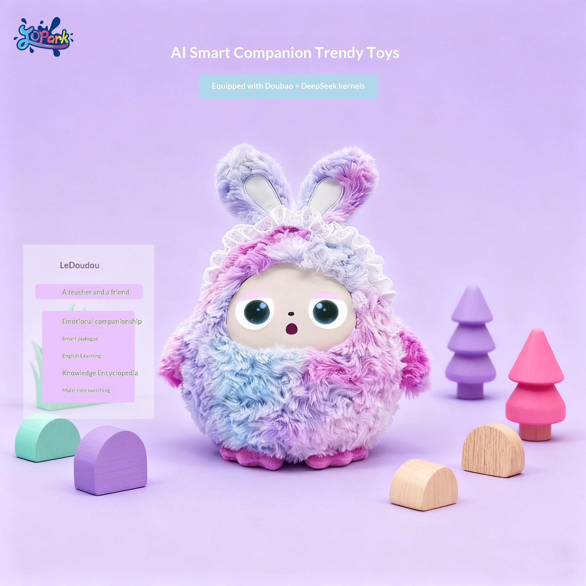 Leduoduo AI Intelligent Educational Toys for Children Early Learning Interactive Comfort Teddy Bear Gift Youth 7-14 Years Short
