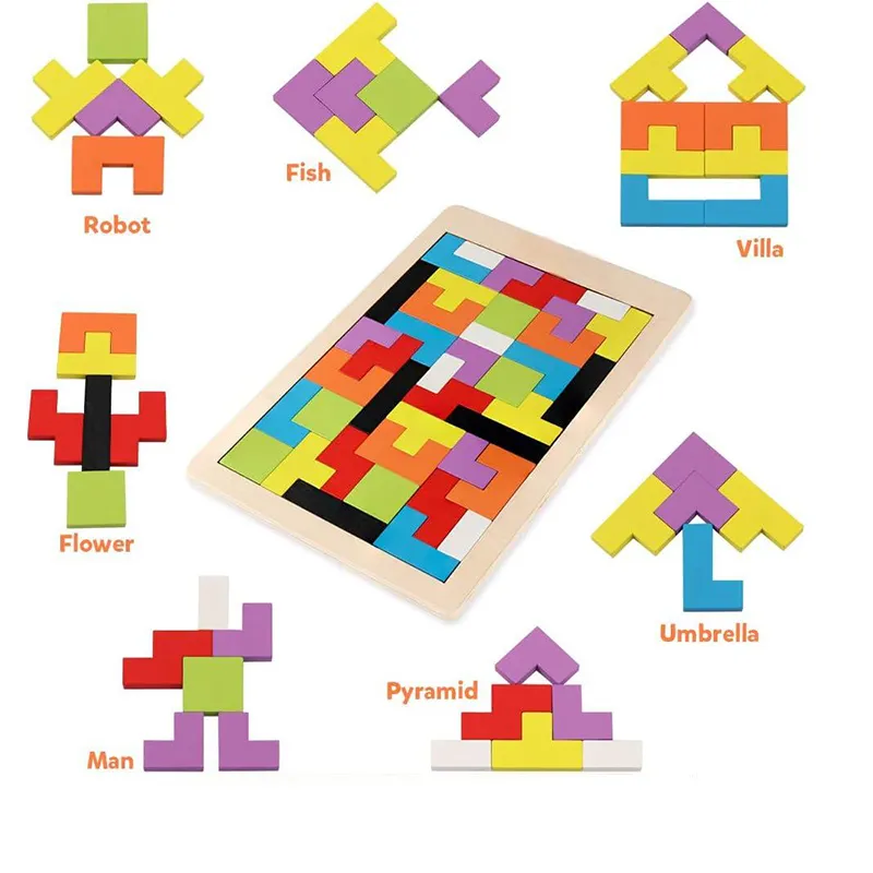 Creative Building Block Puzzle Set for Kids and Adults, Educational Construction Toy