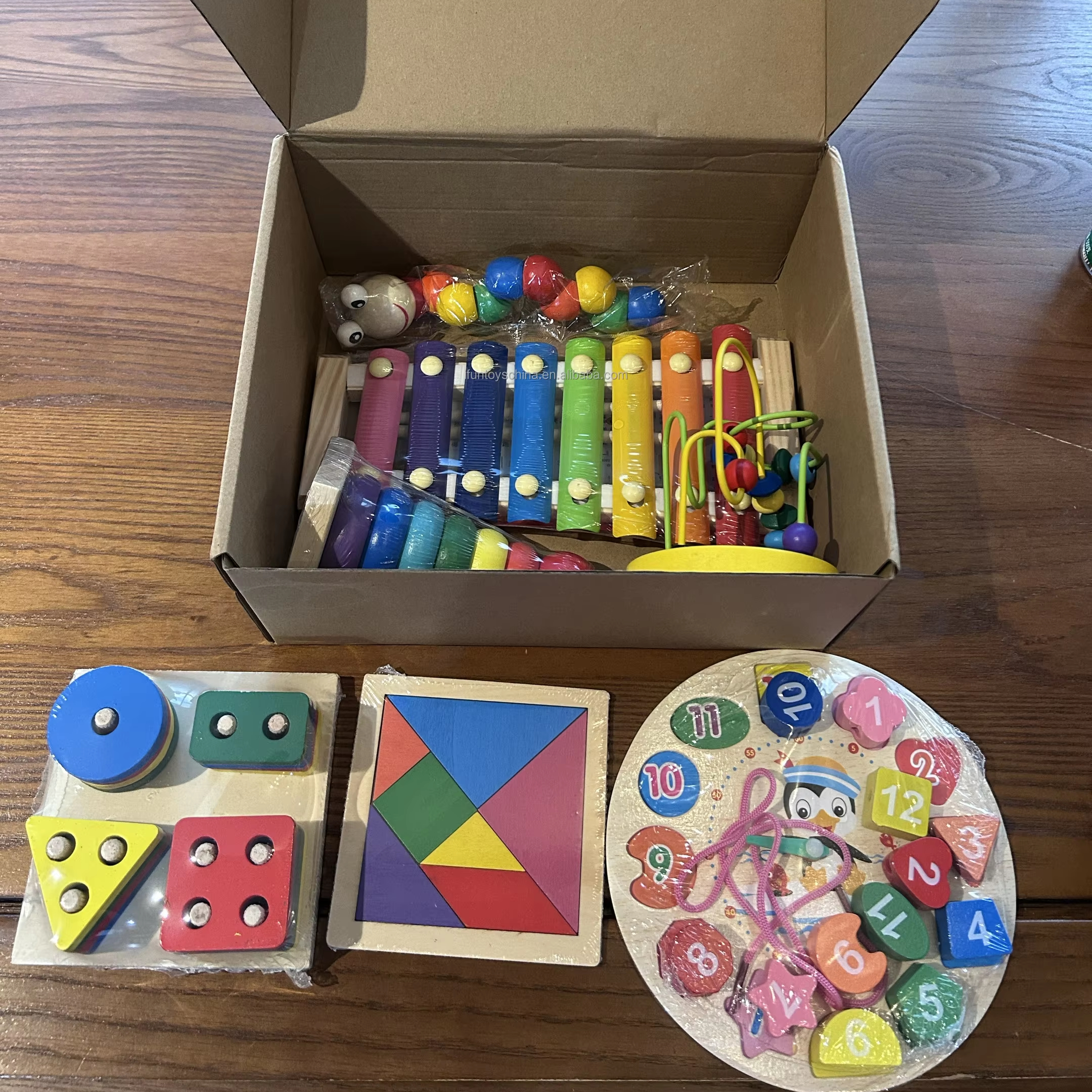 Montessori Baby Musical Toy Set Early Learning Toys Early Learning Sensory Toys for Toddlers Baby Boy Girl Gifts