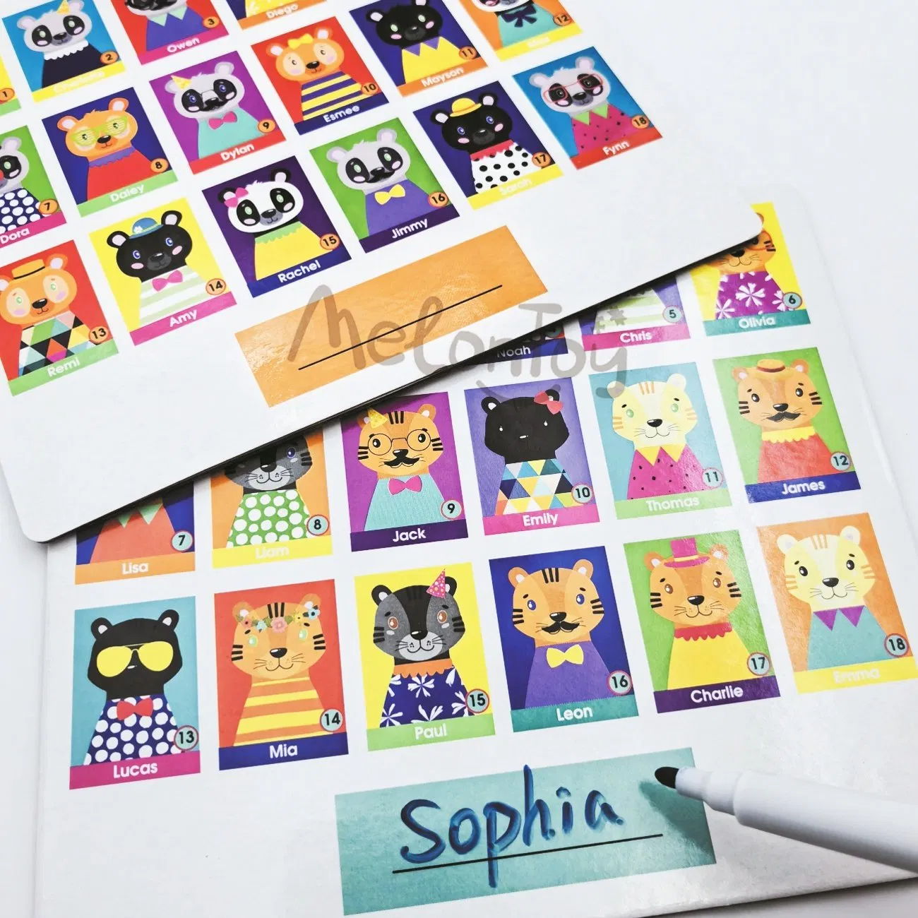 Who's Name Game Card Printing Board Game Children Toy New Design of Classic Children Board Game Educational Toys
