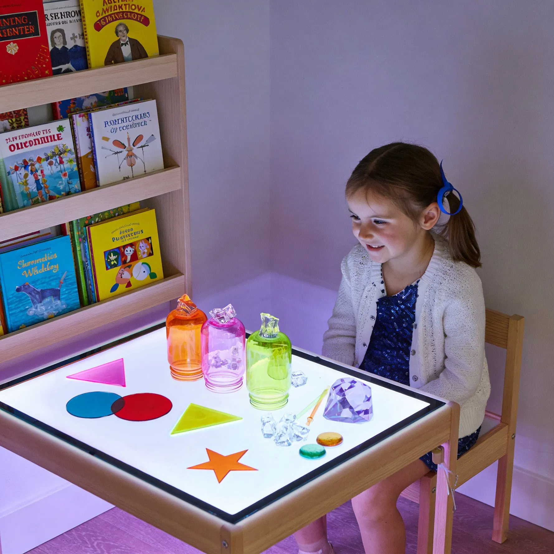 Sensory Learning Toys Kids LED Light Panel Educational Toys