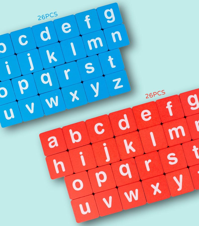 Word Spelling Game Wooden Toys Preschool English Learning Toys Puzzle Early Education Parent Child Interactive Q&amp;A Toys