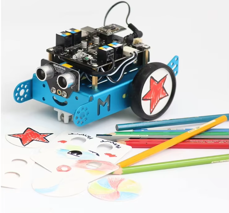 DIY Kids Stem Educational Project Programming Coding Toys 2WD BT Control Makeblock Smart Robot Car Starter Kits Set for Arduino