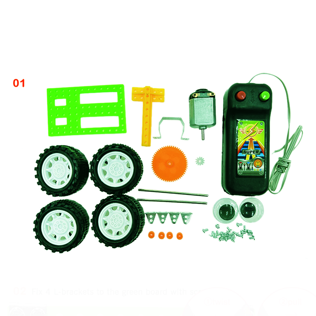 Wire-controlled vehicle robot detail 2