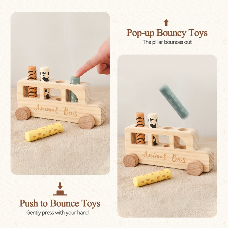 New Bouncy Car for Children's Hand-eye Coordination Training Parent-child Interactive Game in Kindergartens Baby Toy