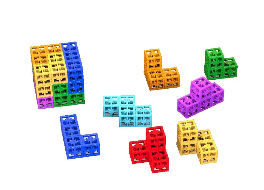 High Quality ABS Cube Building Block Toys for Kids Construction Creative Stem Toys