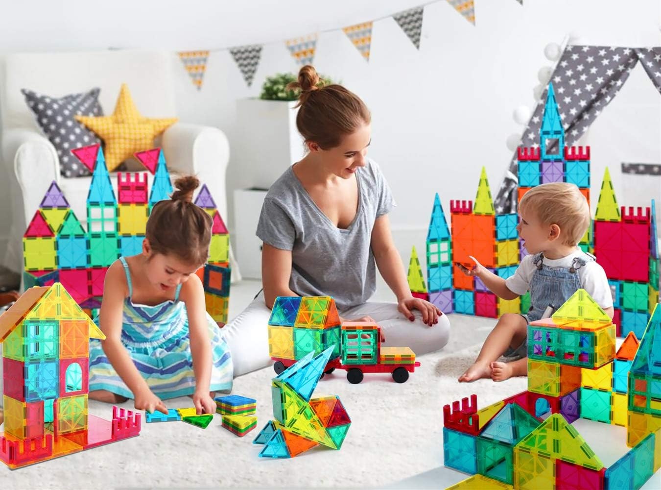 Magnetic Tiles Playboard Build 8