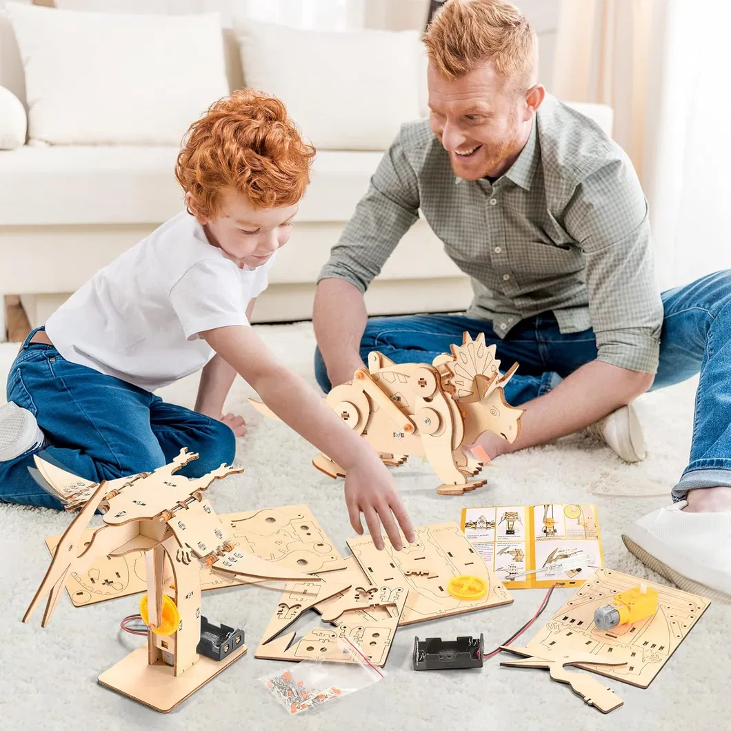 Educational Wooden Dinosaur Construction Toys