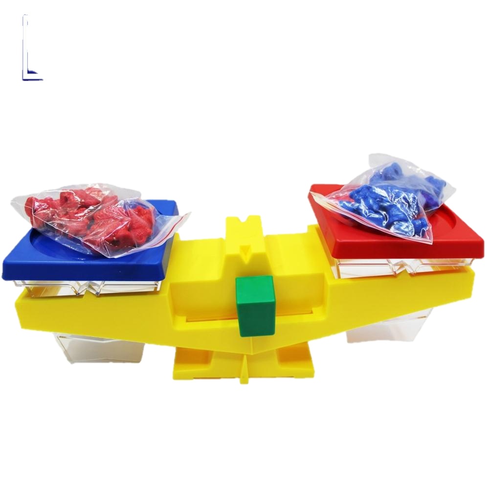 Education Math Junior Balance Scale with Math Bear Weights Toy for Kids