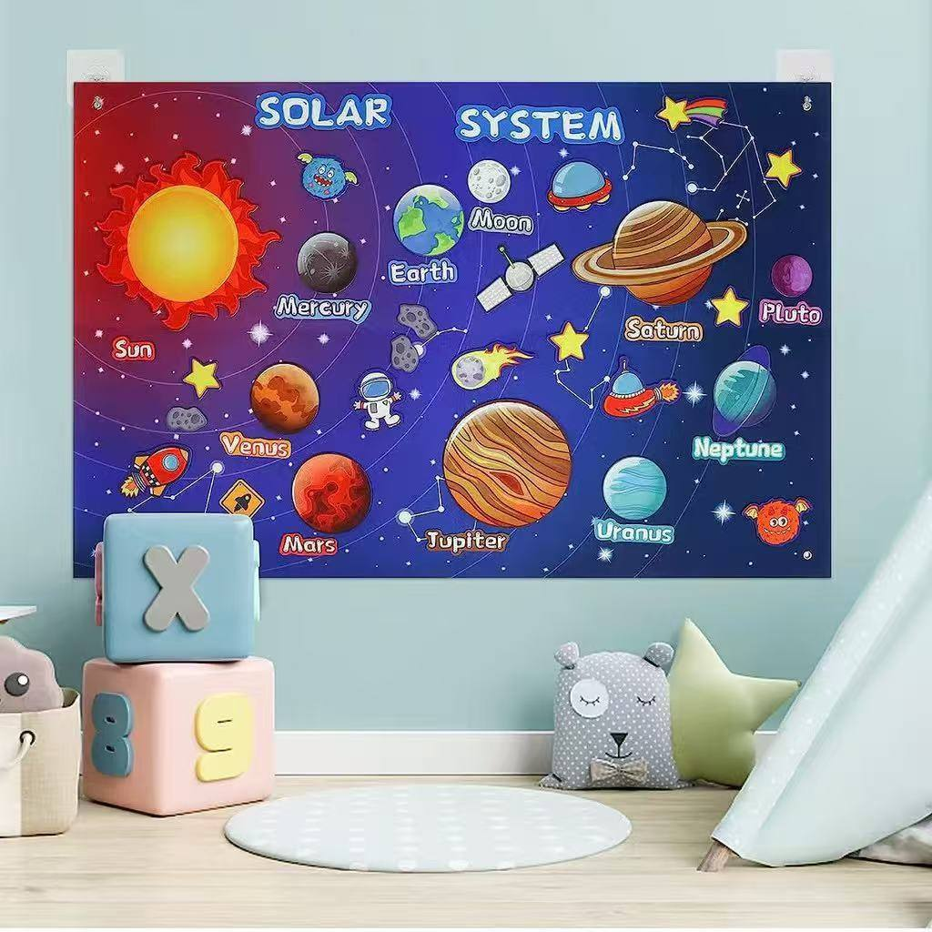 Preschool Learning Felt Story Zoo Educational Play Mat Set for 0-24 Months Unisex Factory Price