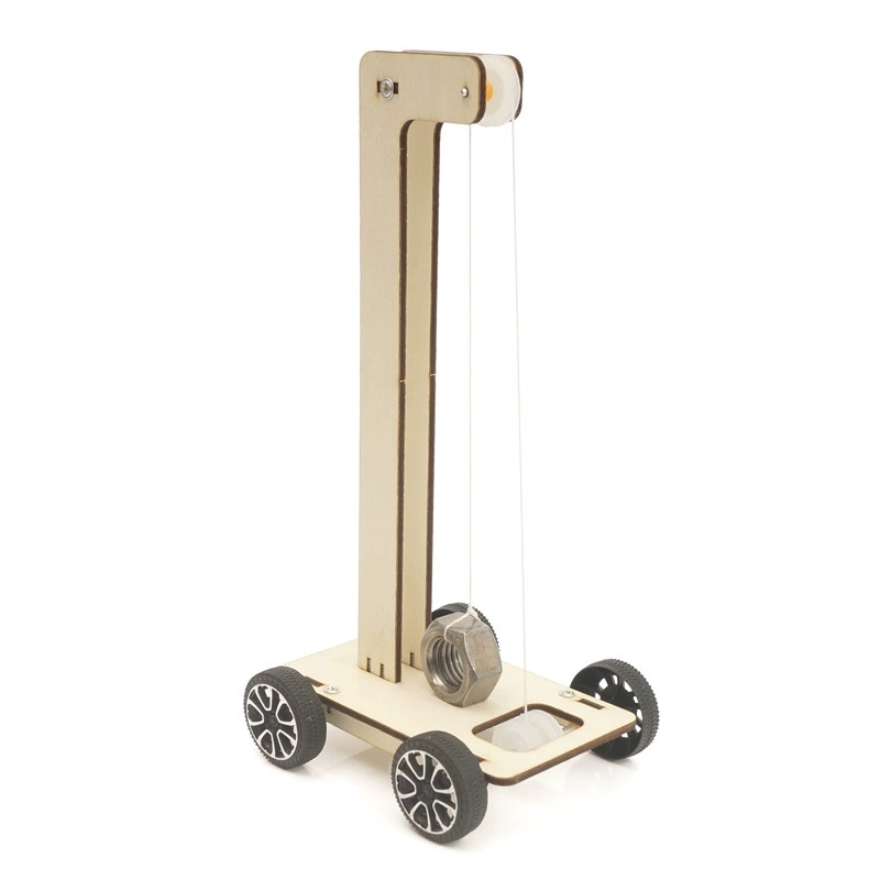 Wooden Gravity Car Kit Physics Project DIY Kits for Students STEM Learning Science Experiments