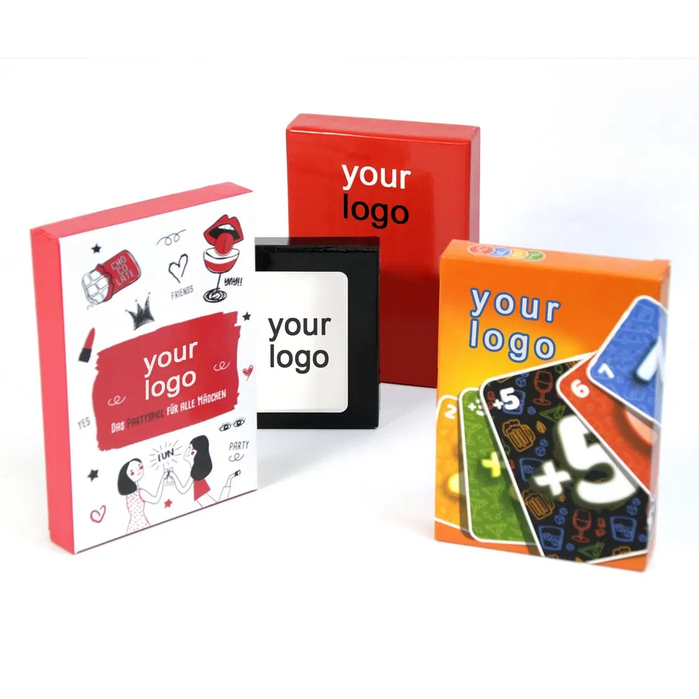 Custom Printing Your Logo Educational Card Game Set Flash Memory Cards Game Table Board Game Sets