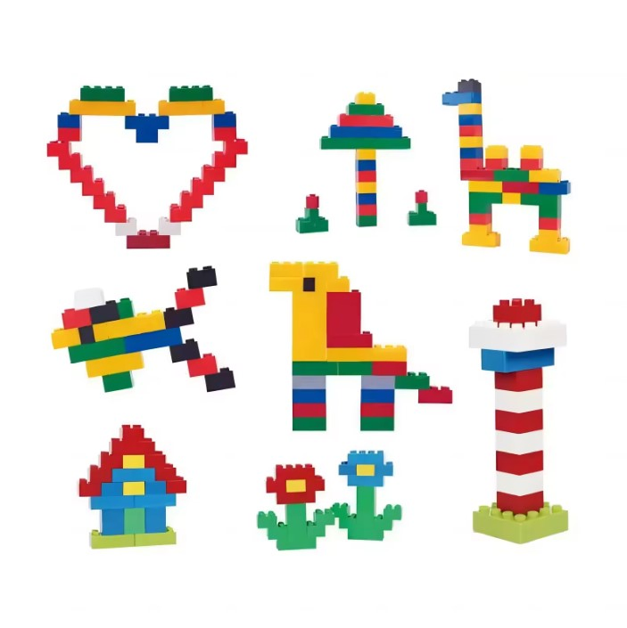 Custom Kids Educational Classic Creative Construction Bricks Toys Kits Assembly ABS Plastic 1000PCS Building Blocks Toy Set