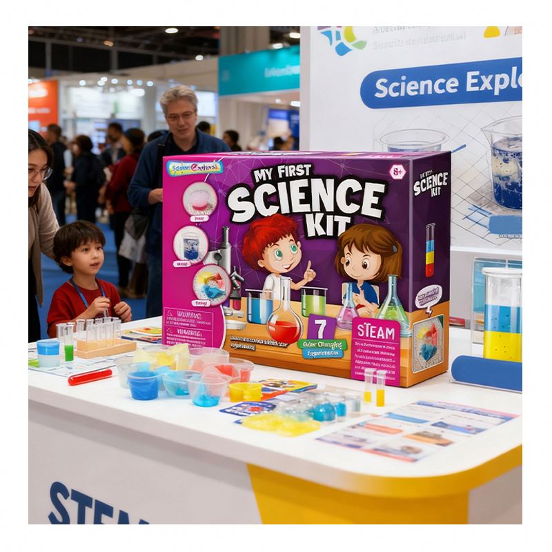 Creative STEM Science Laboratory Kit Kids Educational Chemistry Toy Hands-On Safe Learning Fun Discovery Reaction Experiments