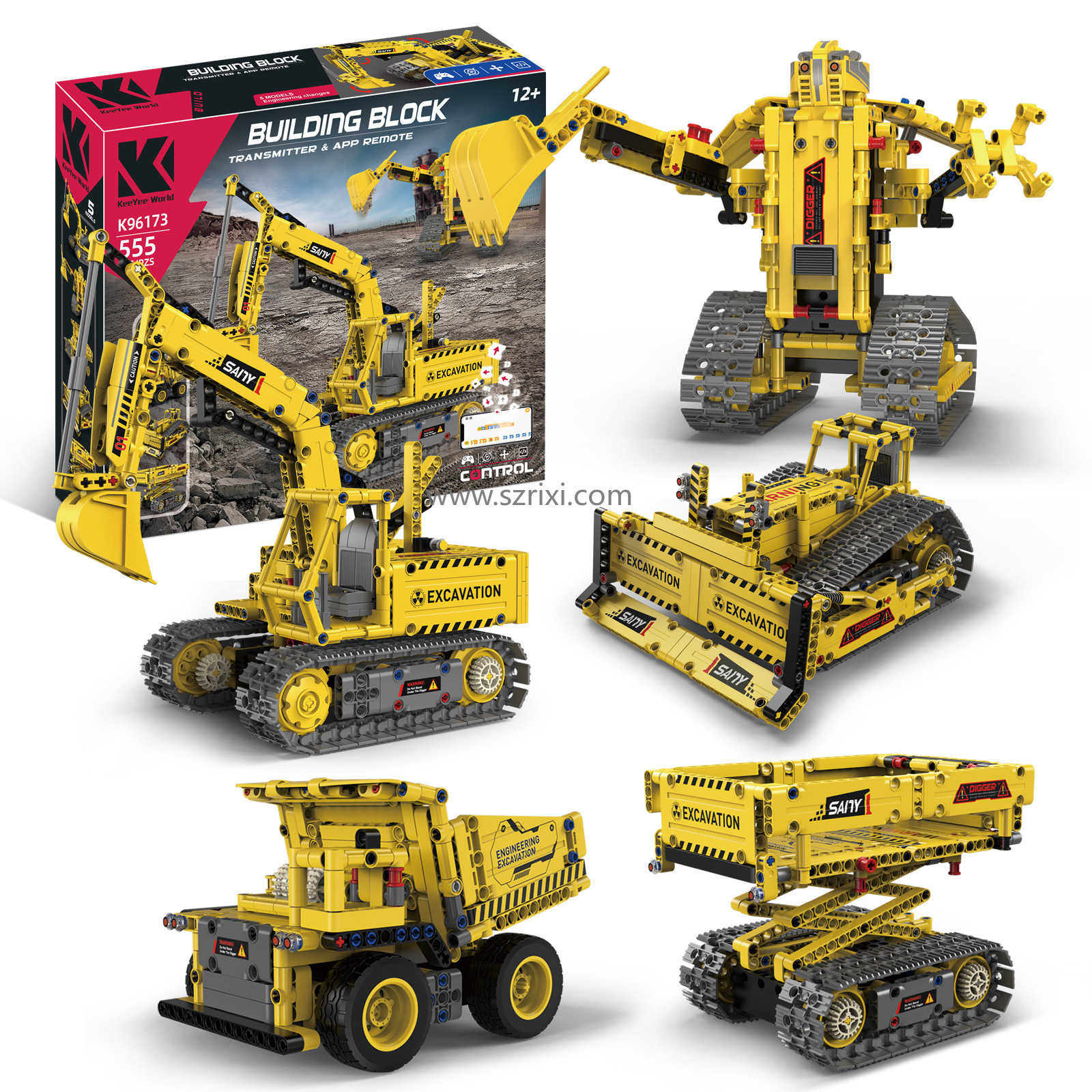 KY K96173 Best Price 5in1 Programmable Robotic Kit Toys STEAM Building Blocks Coding Educational Toys Building Blocks RoBot