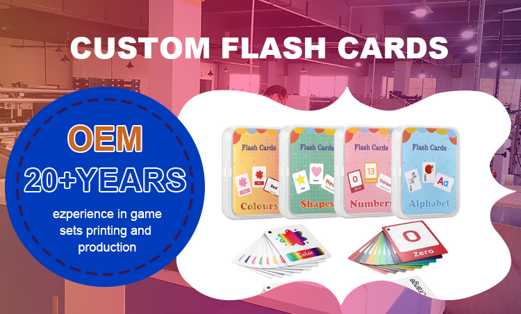 Custom Flash Cards Manufacturing