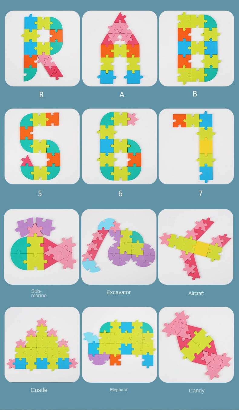 Puzzle Educational Display