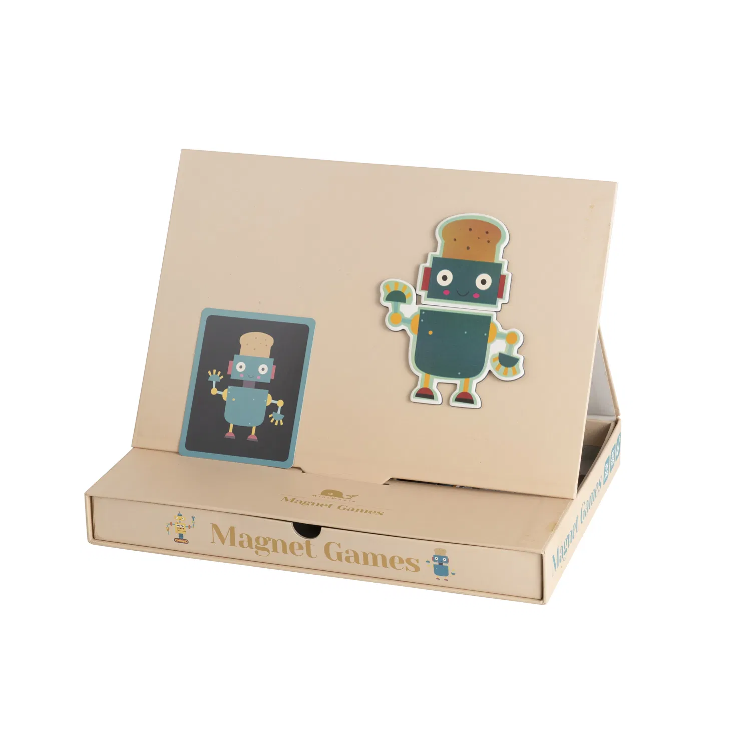 Kids Jigsaw Creative Development Interactive Learning Game Math Algorithms & Robotics Foldable Eco-Friendly Board Stem Toy Children's Magnetic Puzzle