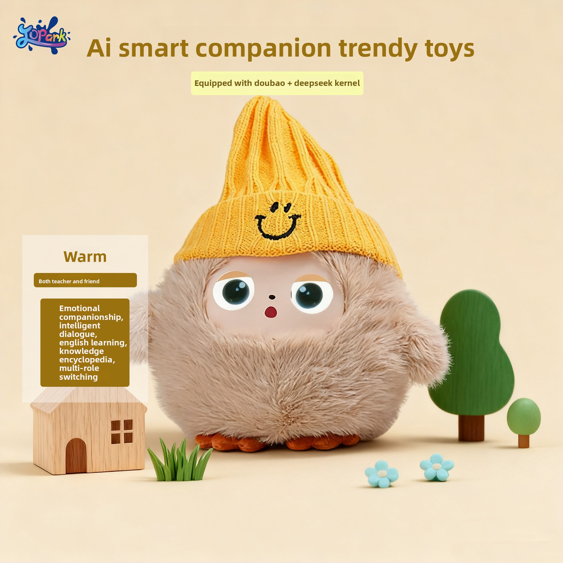 Leduoduo AI Intelligent Educational Toys for Children Early Learning Interactive Comfort Teddy Bear Gift Youth 7-14 Years Short