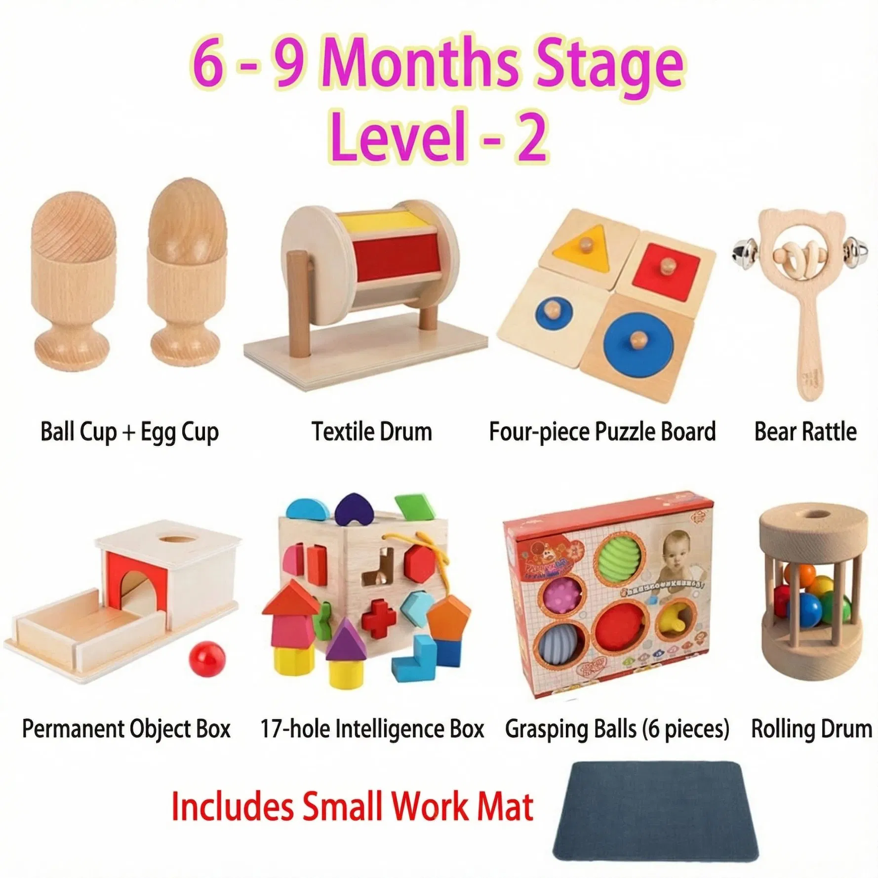 Wholesale Guangdong Popular Teaching Preschool Juguete Child Montessori Material Infant Kids Educational Learning Baby Sensory Children Juguetes Wooden Toys