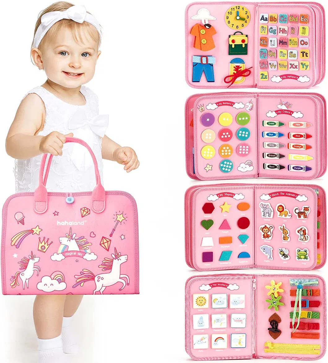 Toddler Busy Board Sensory Board Educational Toy for Learning Fine Motor Skills