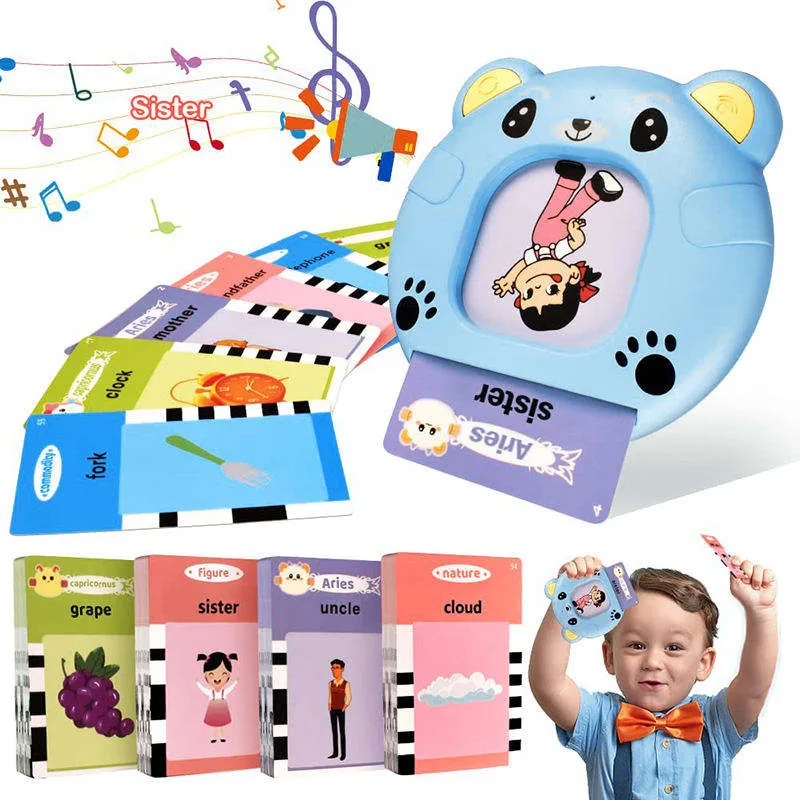 Toddler Flash Cards Learning Baby Flash Cards Learning Machine Educational Toys
