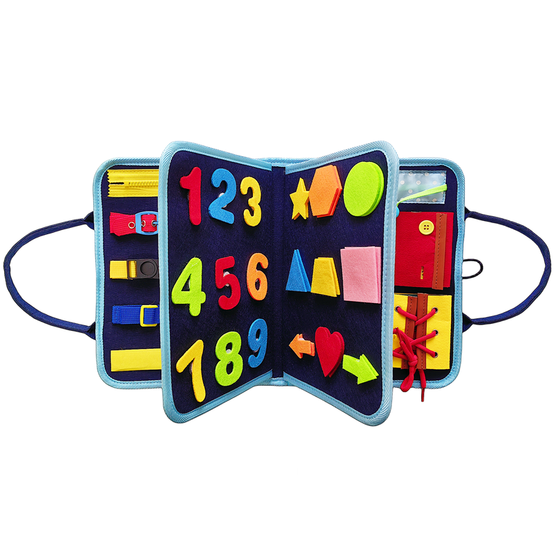 Hot Sell Developing Sensory Toy Busy Board Montessori Toy for Fine Motor Skills