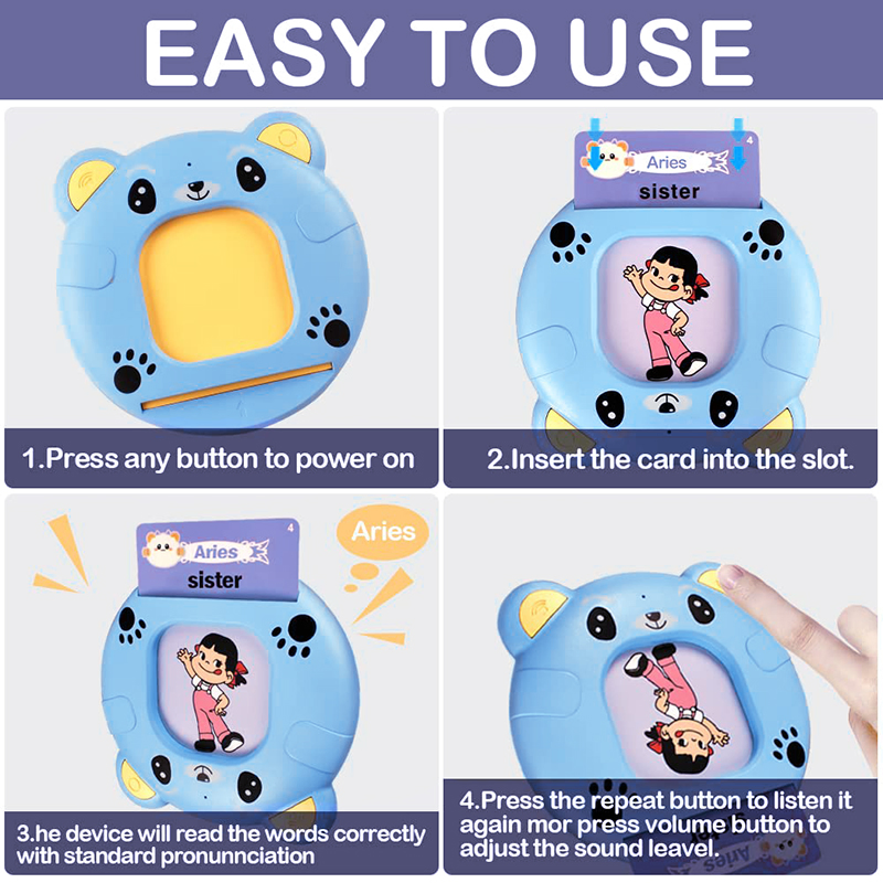 Toddler Learning Flash Card Set - Educational Toys for Kids