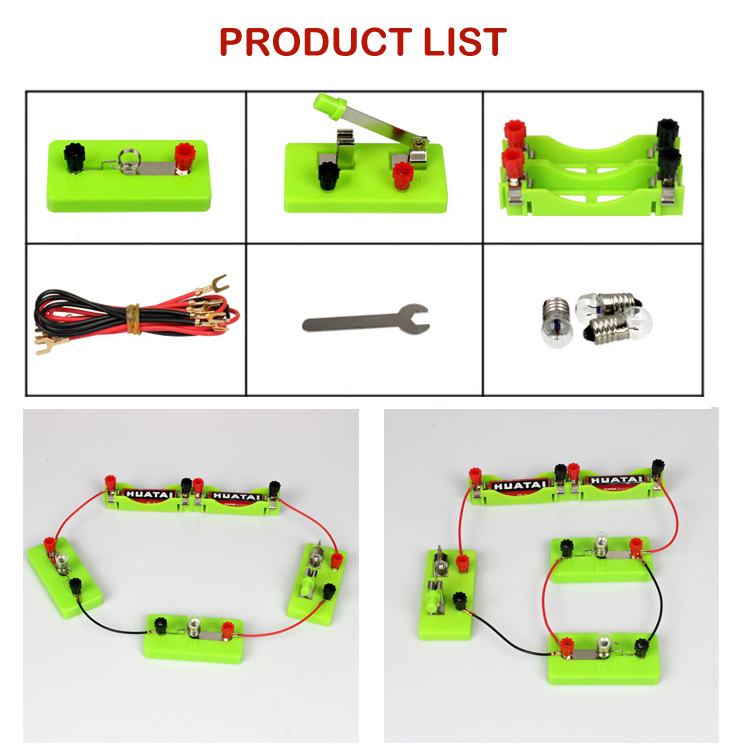 Stem Experiment Teaching Hands-on Ability Toy Kids Basic Circuit Electricity