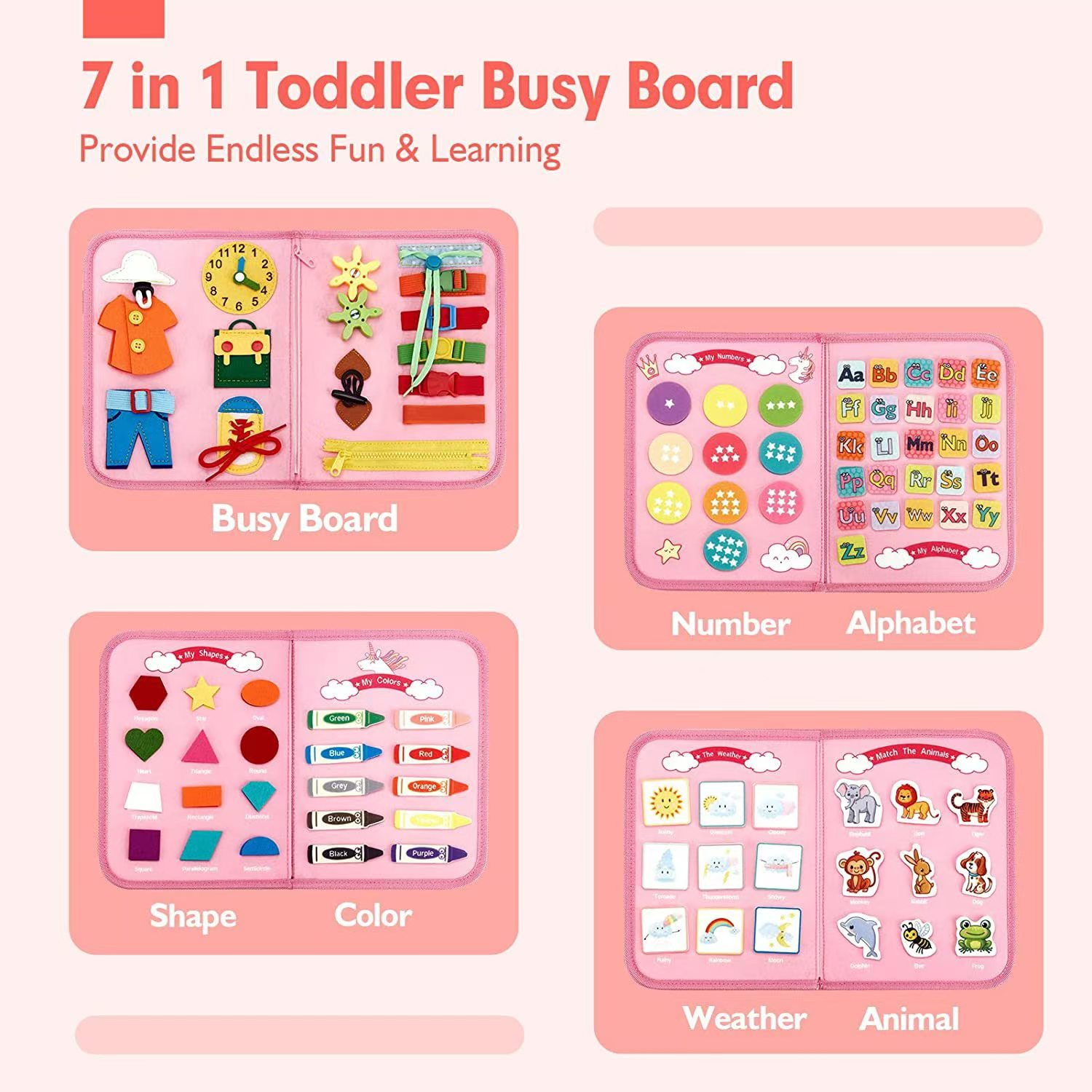 Felt busy board design
