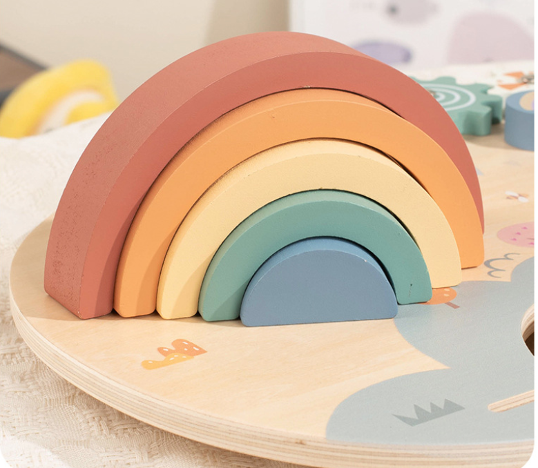 Rainbow Busy Board Detail 5