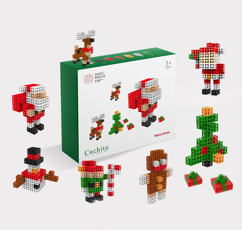 High Quality ABS Cube Building Block Toys for Kids Construction Creative Stem Toys