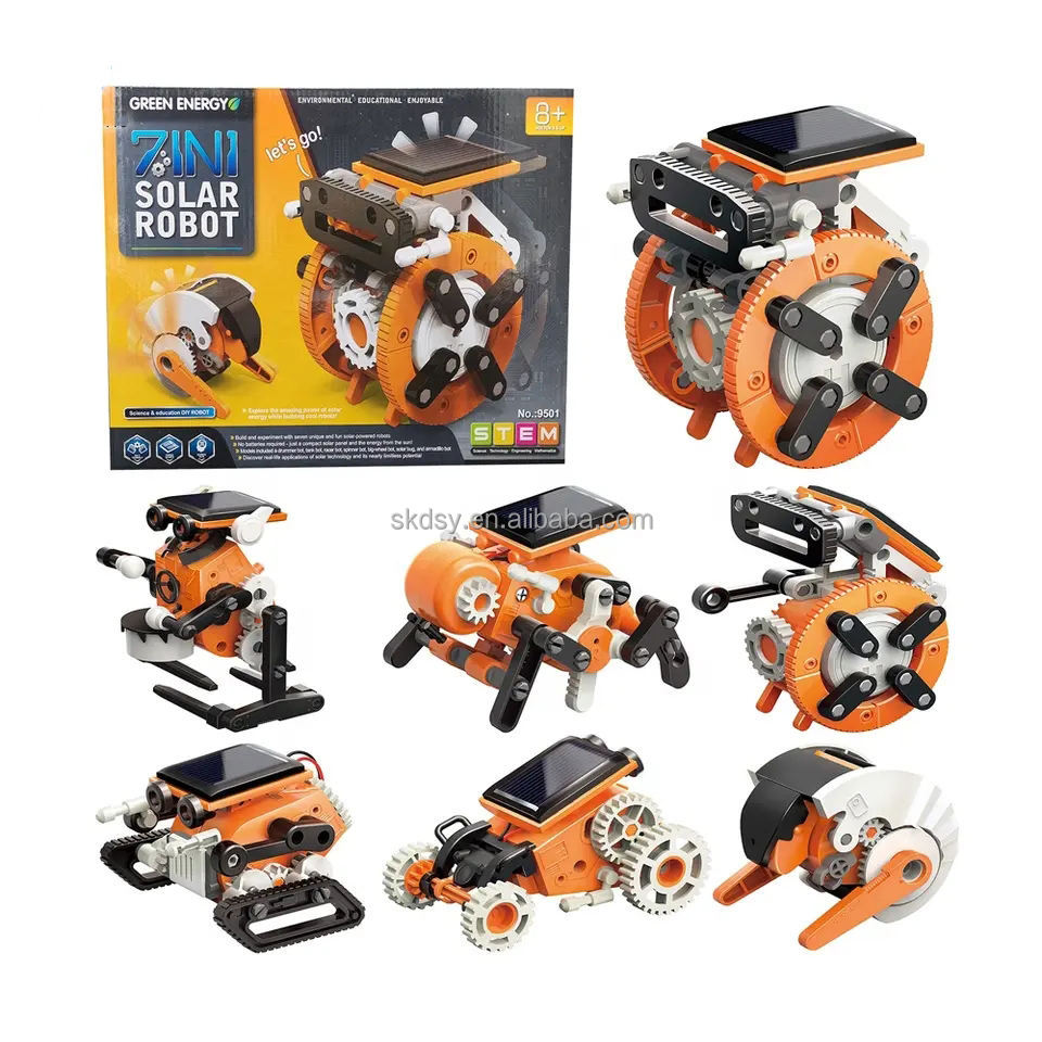 12-In-1 Solar Robot Kit
