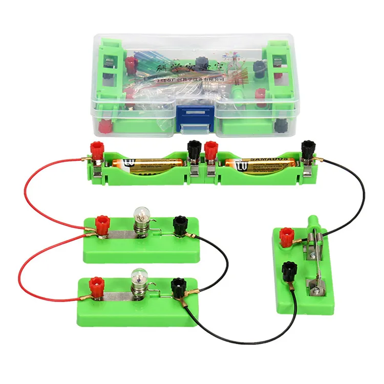 Stem Experiment Teaching Hands-on Ability Toy Kids Basic Circuit Electricity