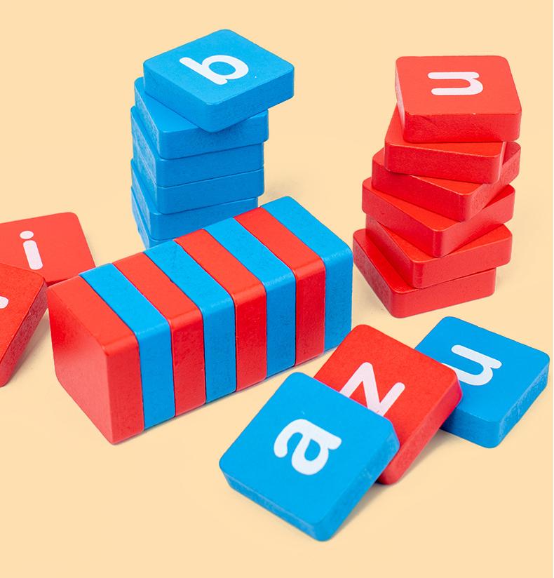Word Spelling Game Wooden Toy 6
