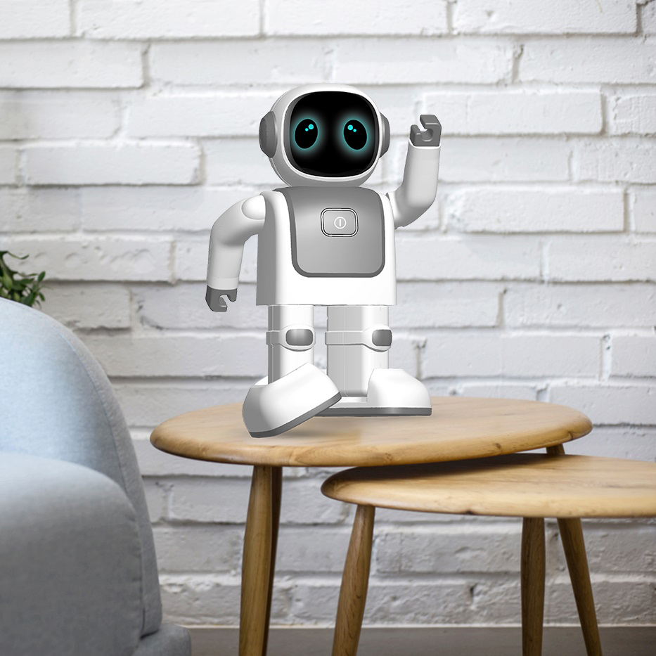 Android Design Programmable Toy Robot Smart Kids' Small Humanoid Voice Remote Control Features Coding Dancing Talking Abilities