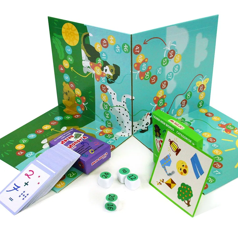 Customized Board Games Paper Card Printing Kids Family Adult Educational Toys Classic Paper Figures Custom Party Game