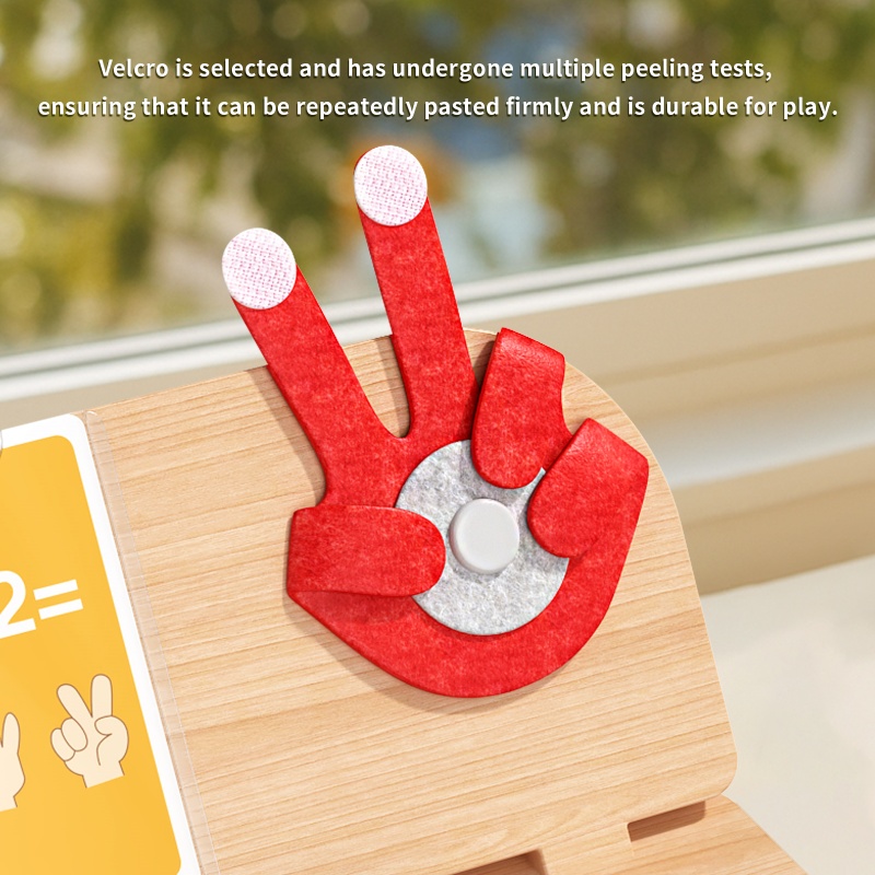 New Montessori Beads Math Kids Mathematics Educational Wooden Arithmetic Decomposition Clip Beads Finger Counting Toys for Kids