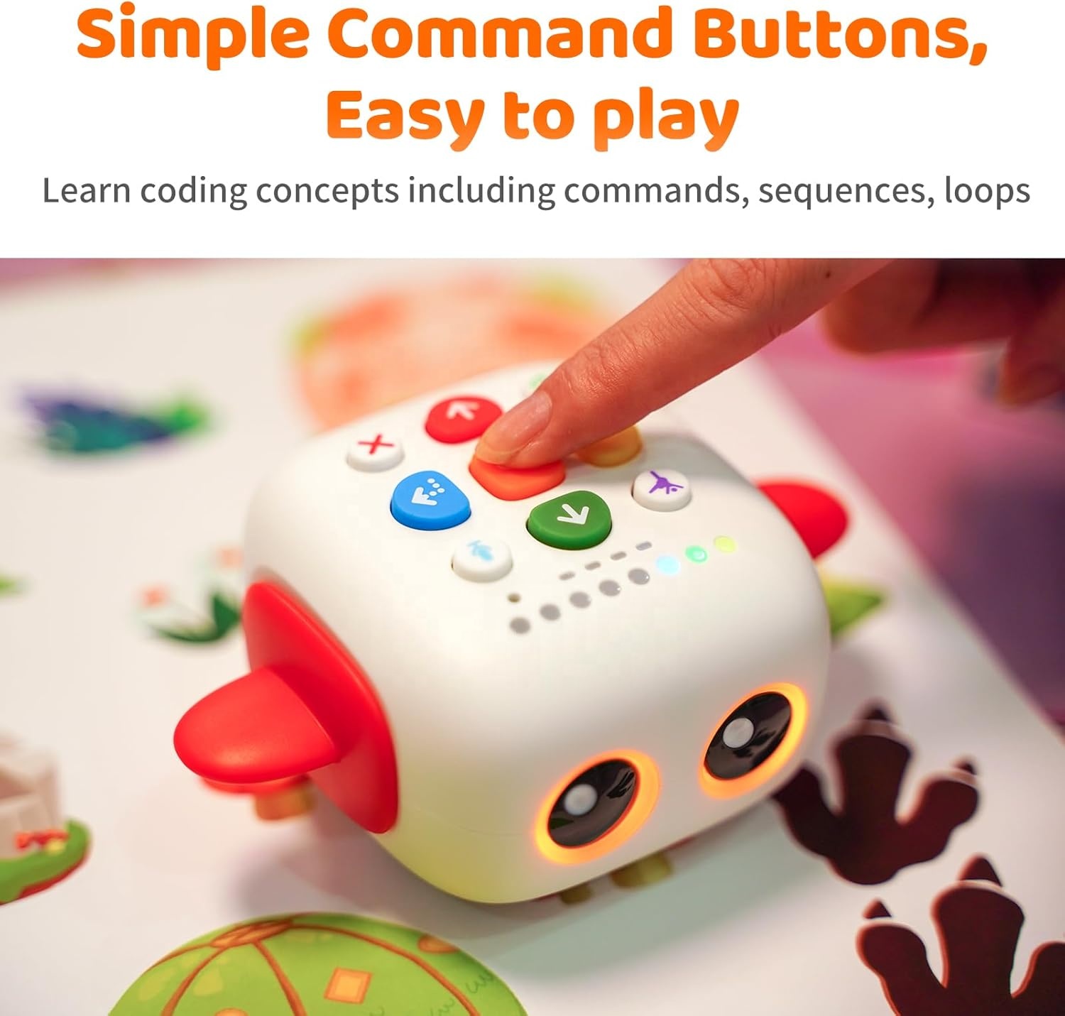 Talebot Pro Coding Robot for Kids Aged 3-5 Education and Learning Toys for Toddlers to Learn Early Programming