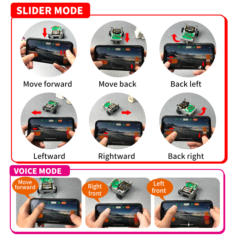 New Coding Toys Diy Assemble App Control Programming Robot Car Toy Stem Science Kit for Kids Educational