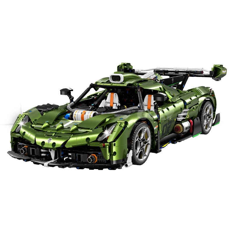 10628 Supercar Building Block Model Educational Toy App-Controlled Beginner-Friendly Boys Ages 8-13 Indoor/Outdoor Use 800+