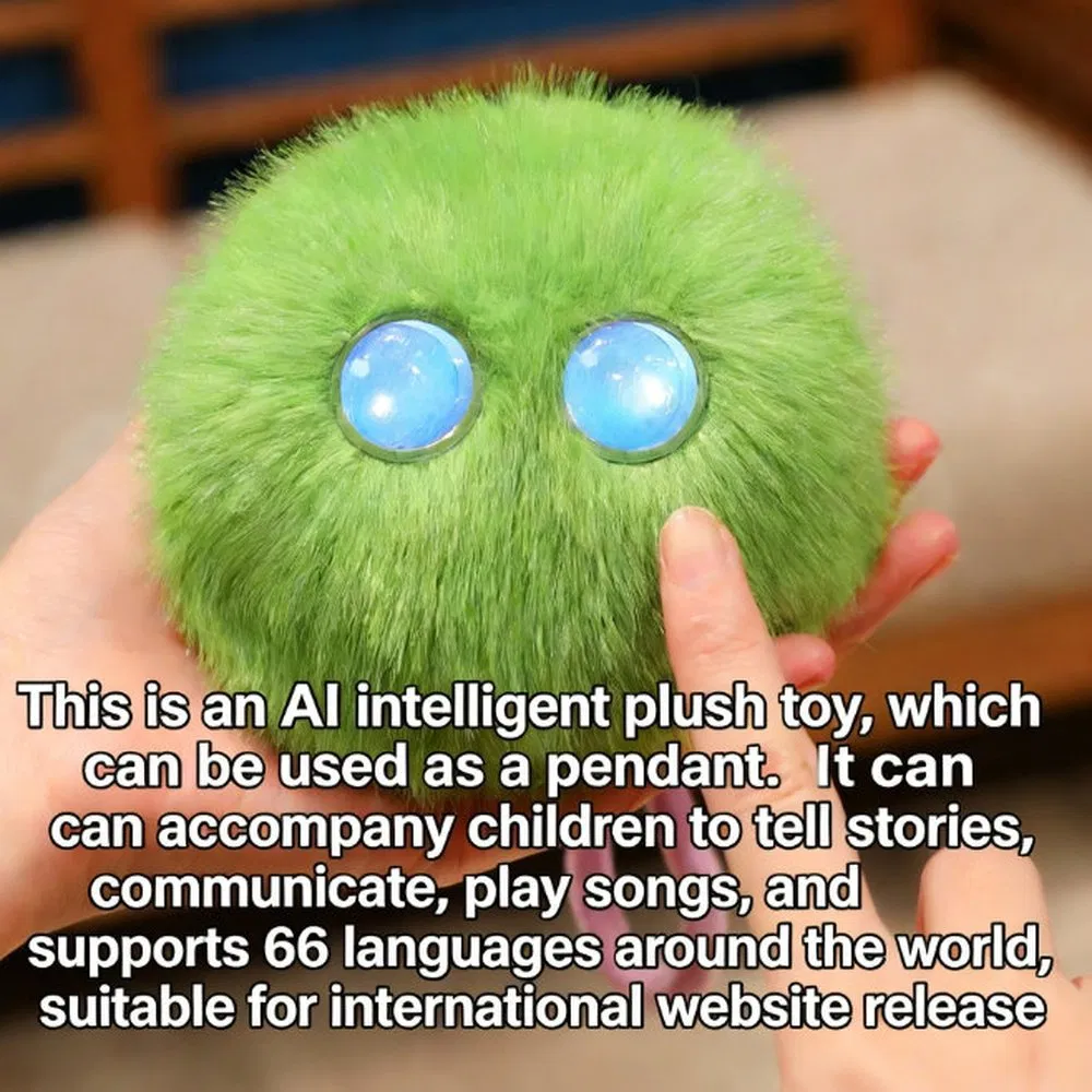Power-Saving Ai Cotton Plush Talking Toy for Cognitive Development