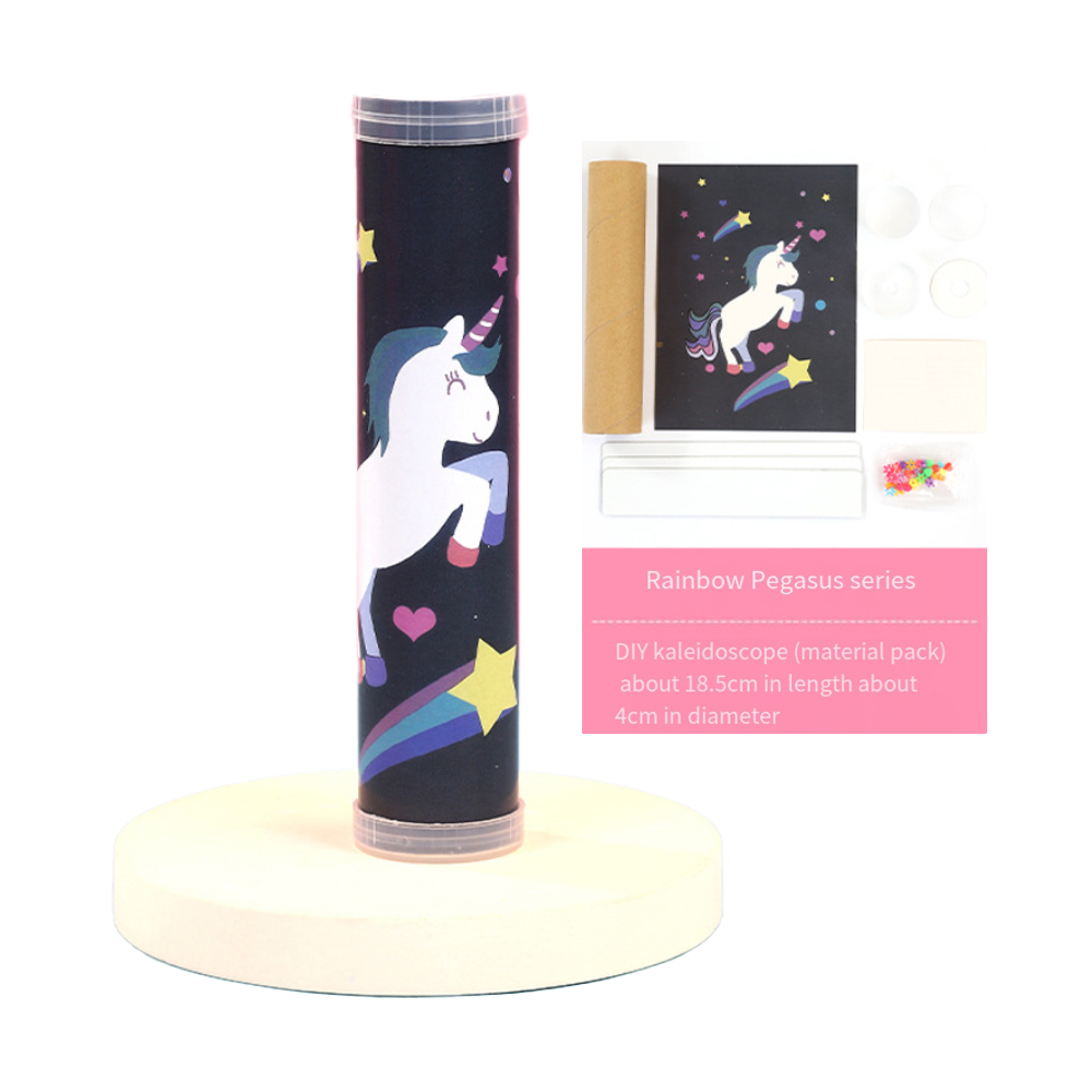 Kaleidoscope Girls Science Experiment Set Toys Elementary School Diy Kindergarten Boys Puzzle Telescope
